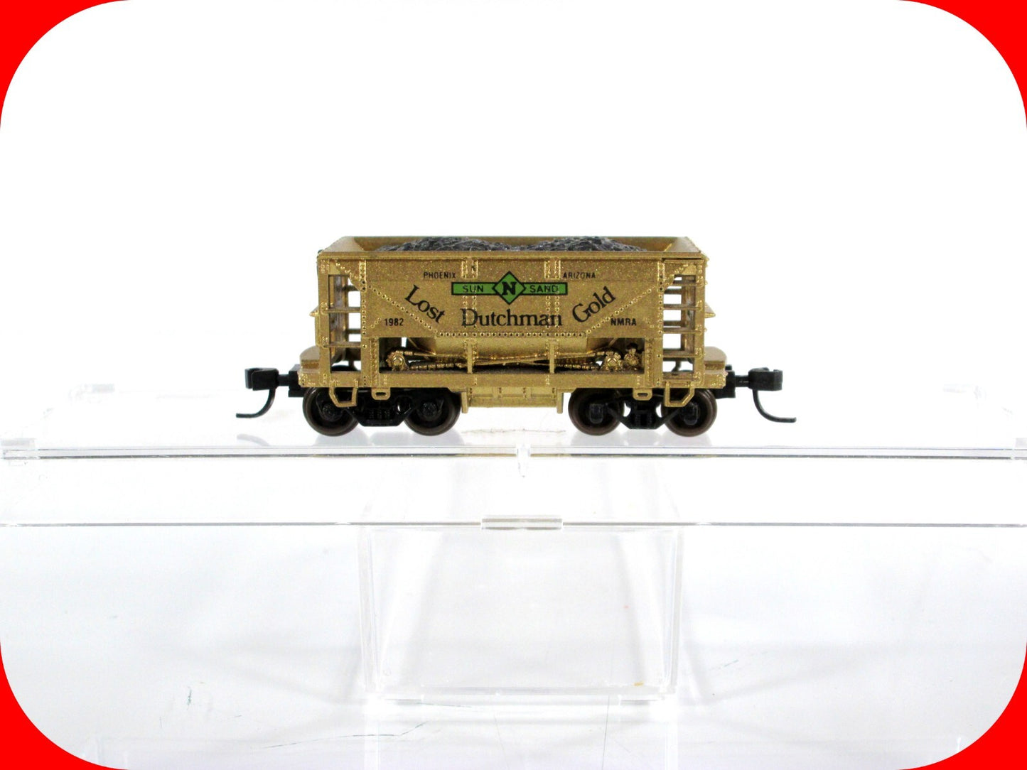 N Scale ***LOST DUTCHMAN GOLD*** Mining Ore Car - Atlas / Sun-N-Sand 1982