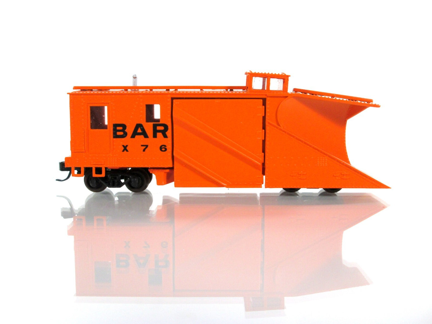 N Scale ***BANGOR & AROOSTOOK*** MoW Russell Snow Plow, BAR X76 - Atlas 50005132