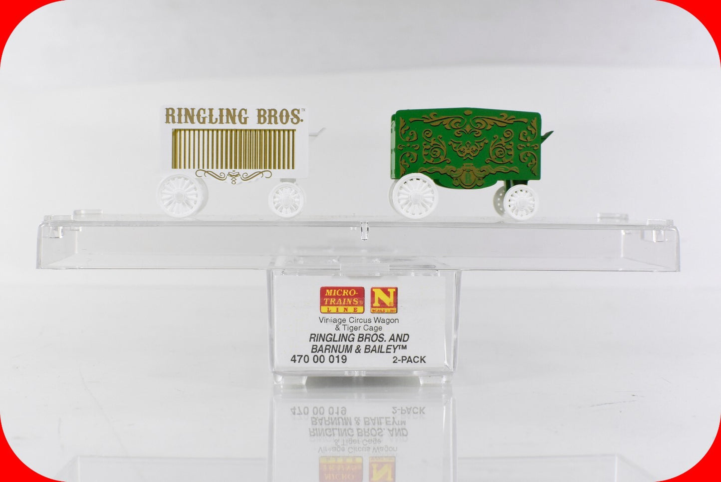N Scale **RINGLING, BARNUM & BAILEY** Circus 2-Wagon Set - Micro Trains 47000019