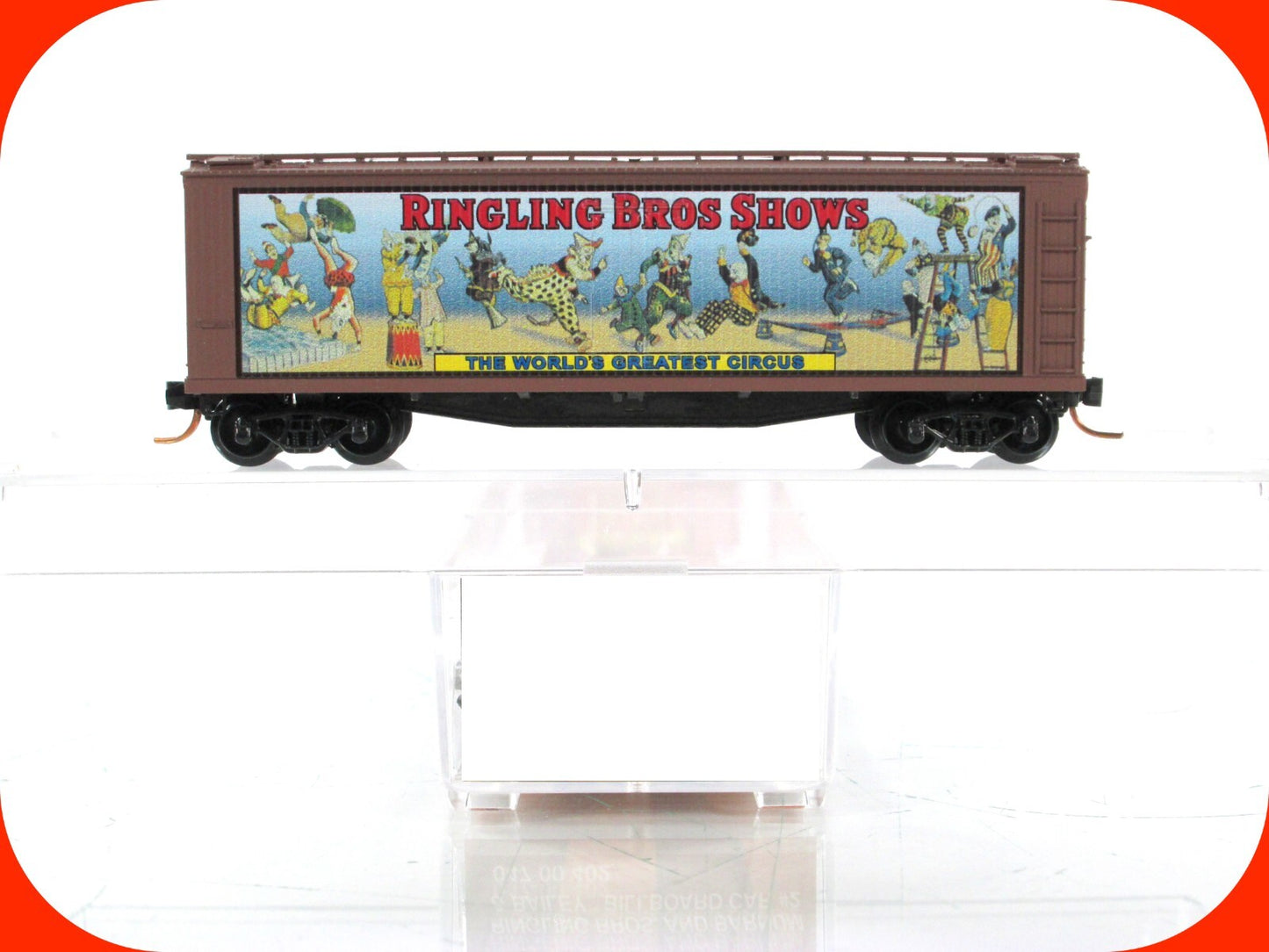 N Scale ***RINGLING CIRCUS*** Billboard Car #2 Box Car --  Micro Trains 04700402