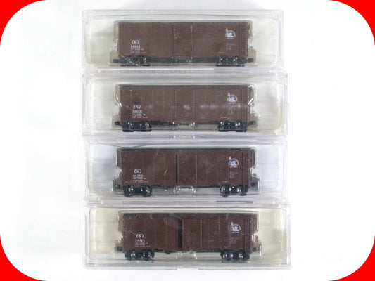 N Scale ***CENTRAL NEW JERSEY** 40' Box Car 4-Pack Set -Intermountain / BLW-1052