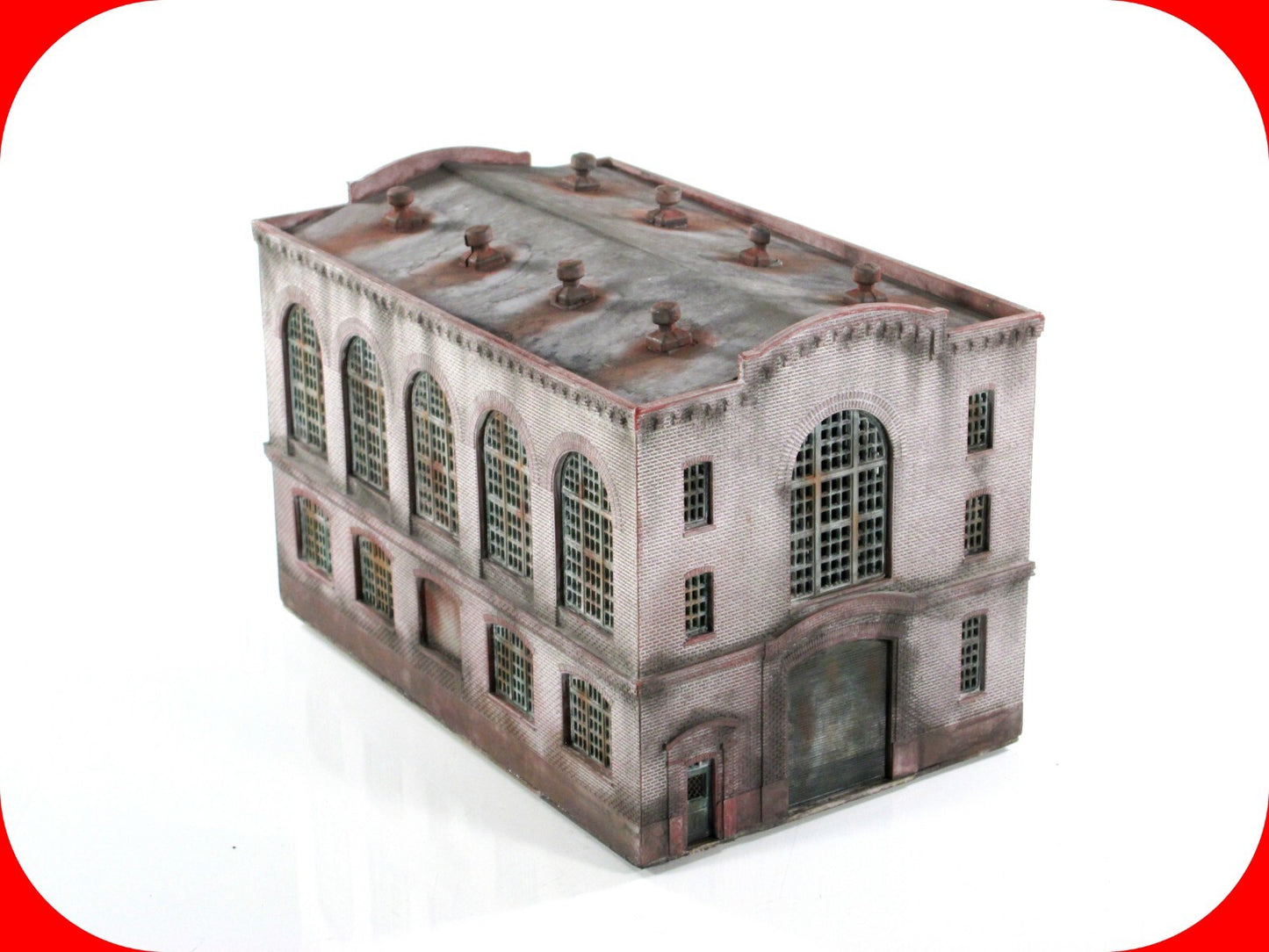 N Scale ***NORTHERN LIGHT & POWER*** Custom Weathered Brick Structure - Walthers