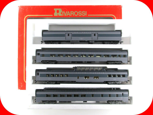 HO Scale ***UNION PACIFIC GRAY*** 1930s Passenger Car Set A ----- Rivarossi 6940