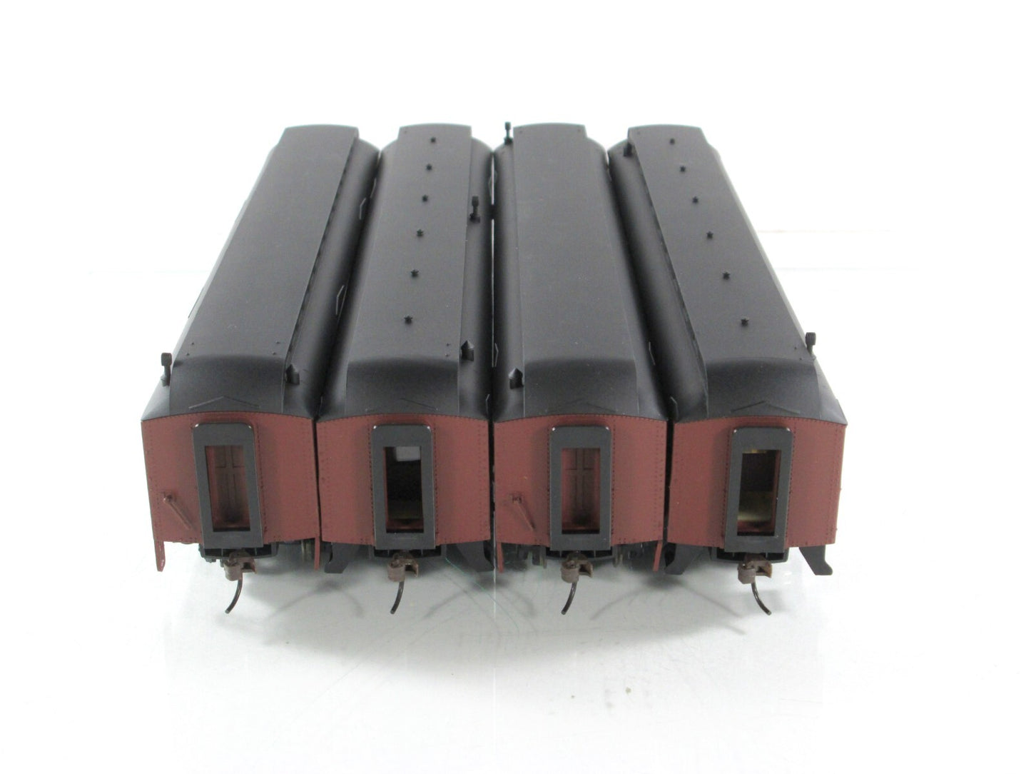 HO Scale ***PRR*** 60' Hvywt Passenger Set - Rivarossi RT600227, Knuckle Cplrs