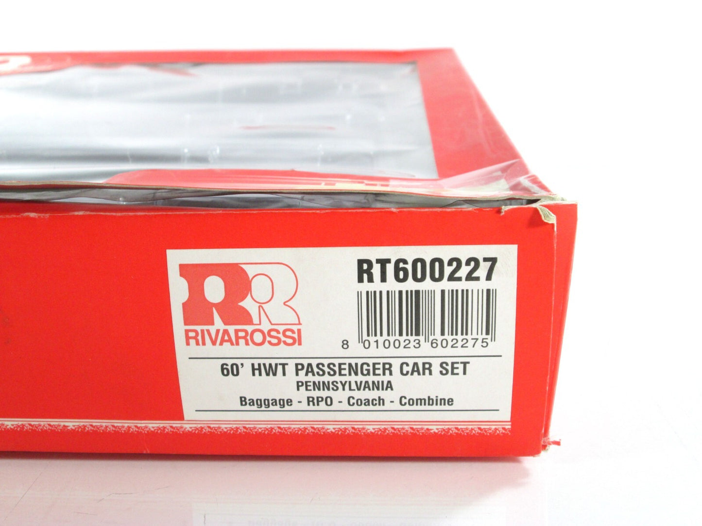 HO Scale ***PRR*** 60' Hvywt Passenger Set - Rivarossi RT600227, Knuckle Cplrs