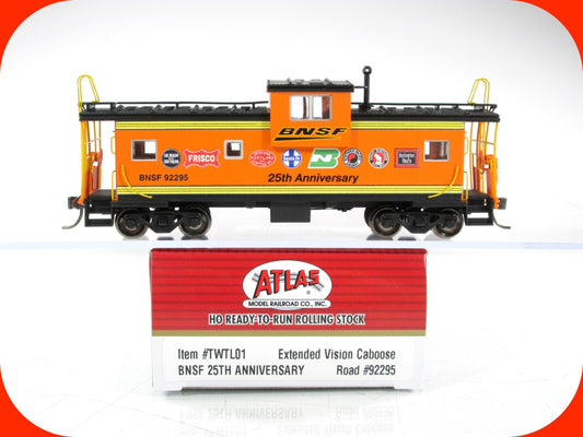 HO Scale ***BNSF*** 25th Anniversary Caboose #92295 - Atlas Master TWTL01 **RARE