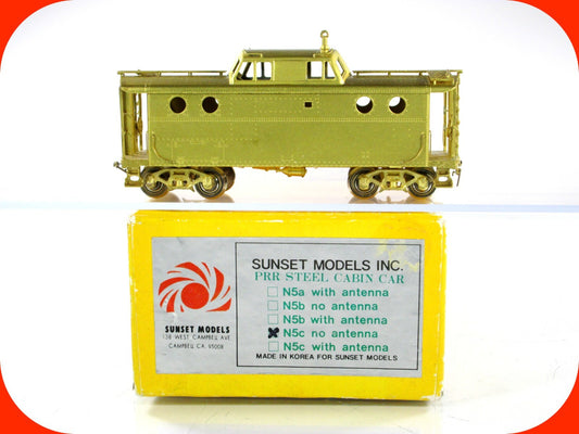 HO Scale BRASS ***Pennsylvania*** Steel Cabin N5c Caboose -------- Sunset Models