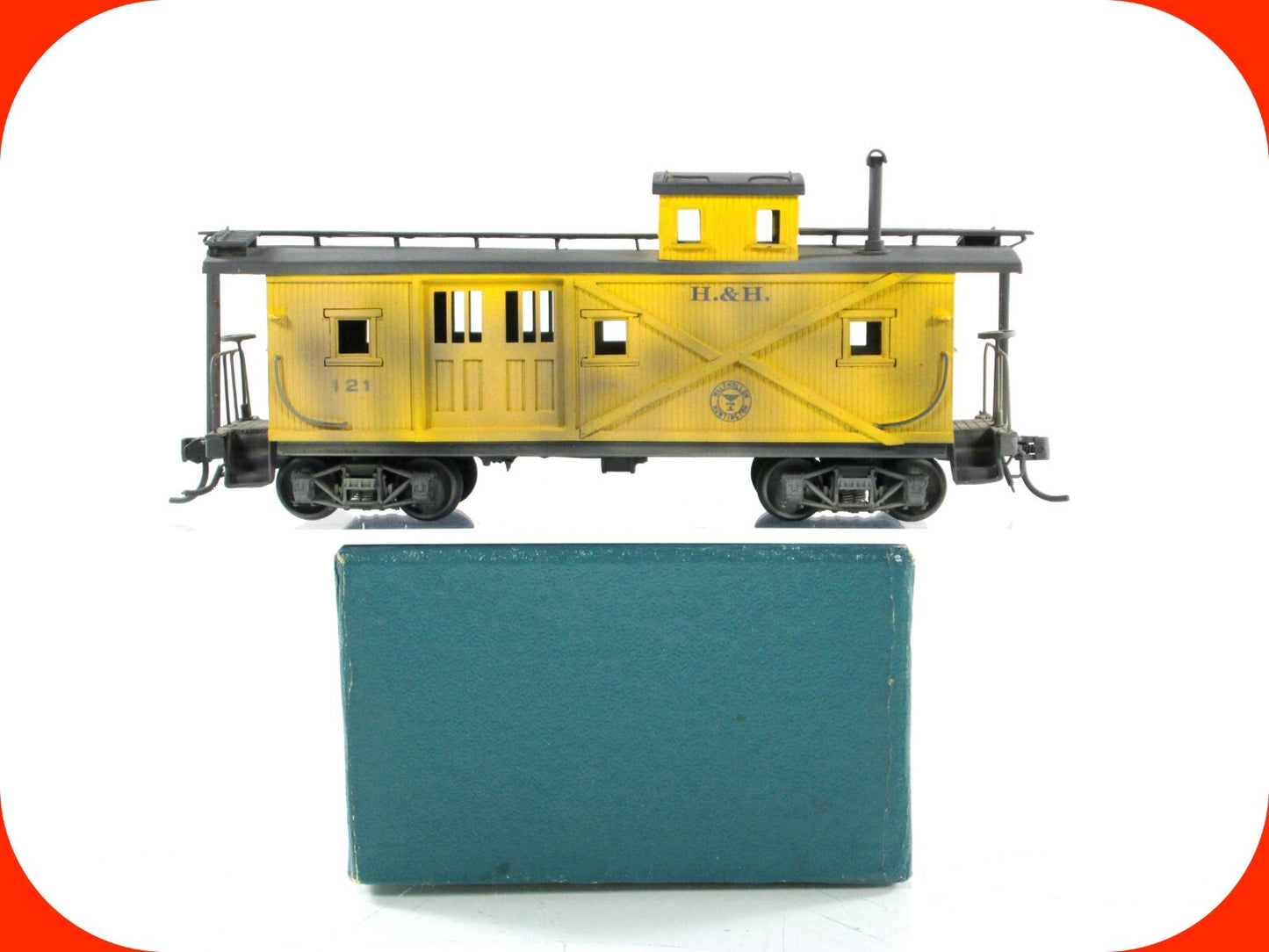 HO Scale BRASS ***Halfhollow & Huntington*** Caboose - Pacific Fast Mail ***RARE