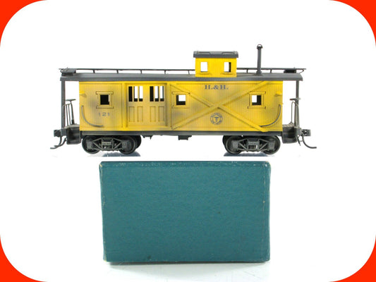 HO Scale BRASS ***Halfhollow & Huntington*** Caboose - Pacific Fast Mail ***RARE