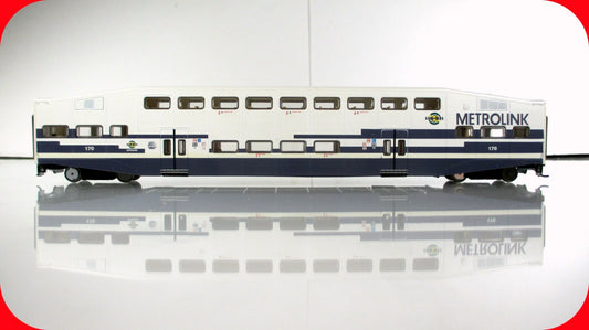 HO Scale ***METROLINK** Bombardier Passenger Commuter Coach #170 --Athearn 25703