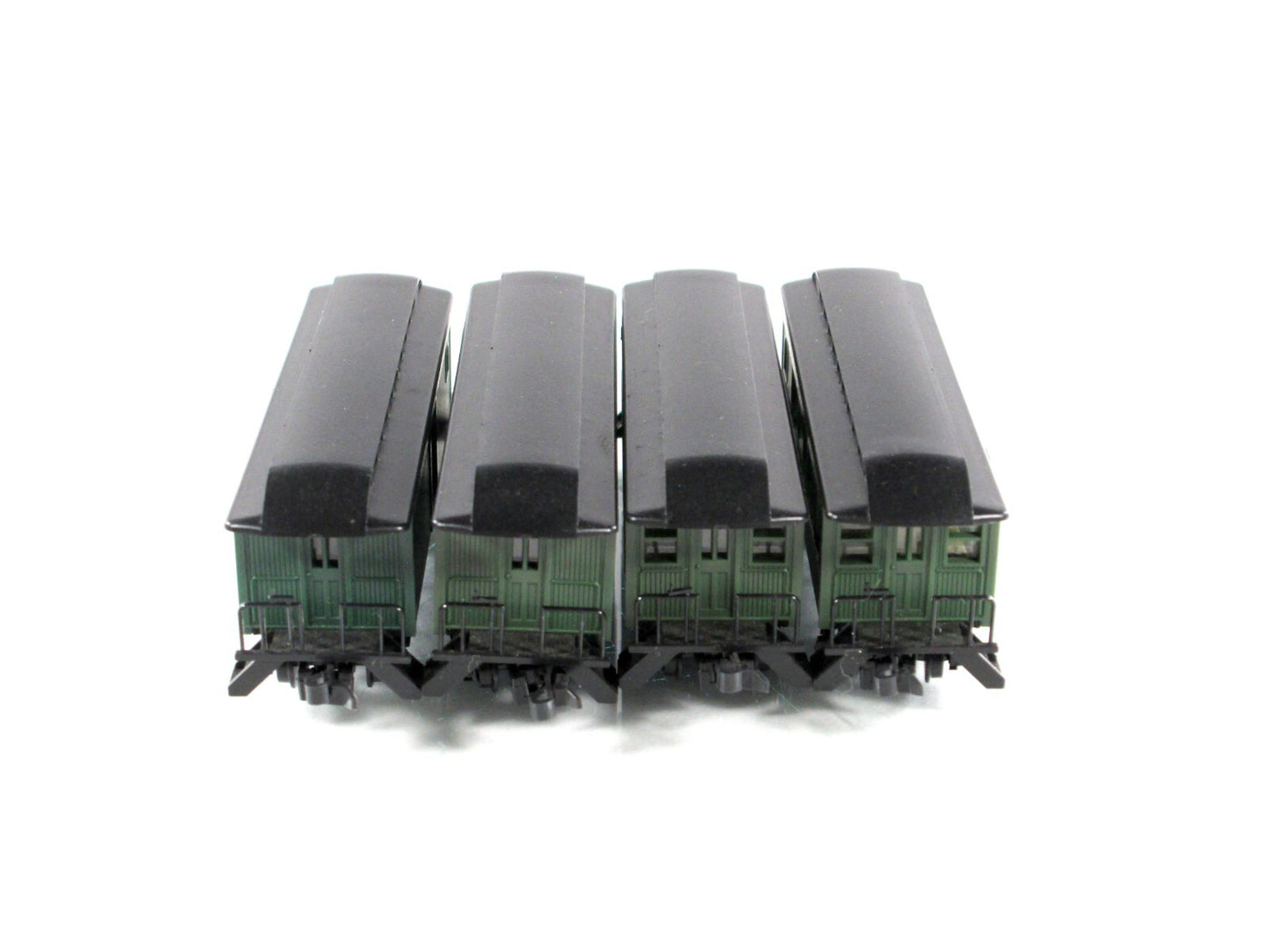 N Scale ***SANTA FE*** OVERTON Old-Time Passenger 4-Pack -Roundhouse, Kato Cplrs