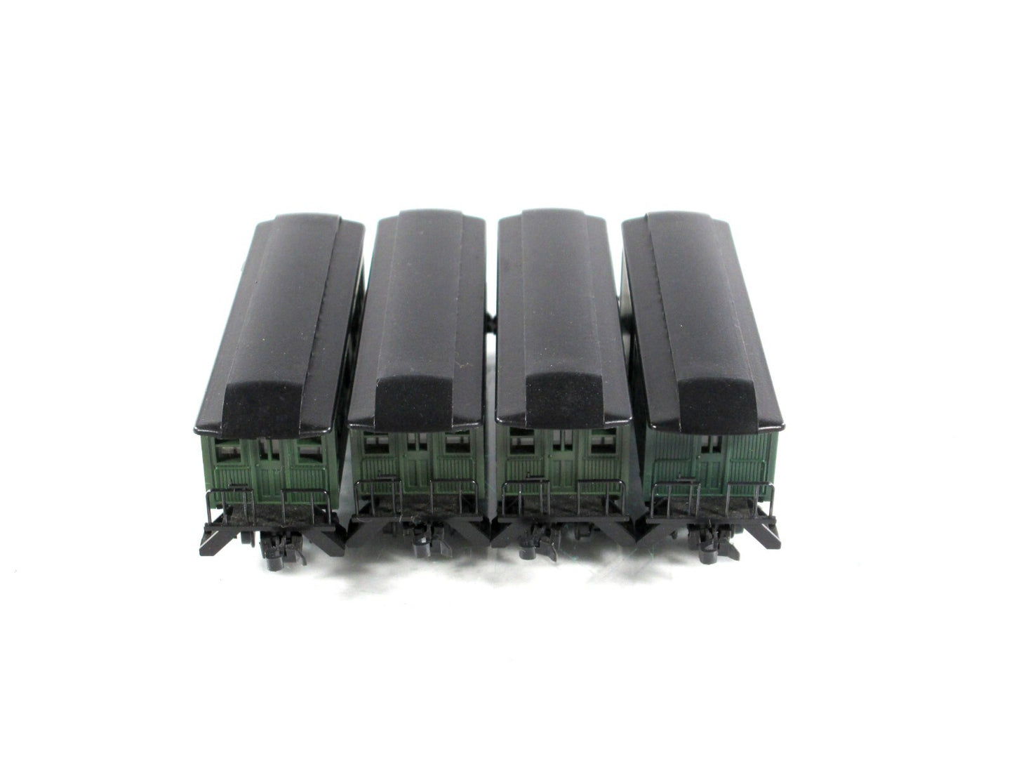 N Scale ***SANTA FE*** OVERTON Old-Time Passenger 4-Pack -Roundhouse, Kato Cplrs