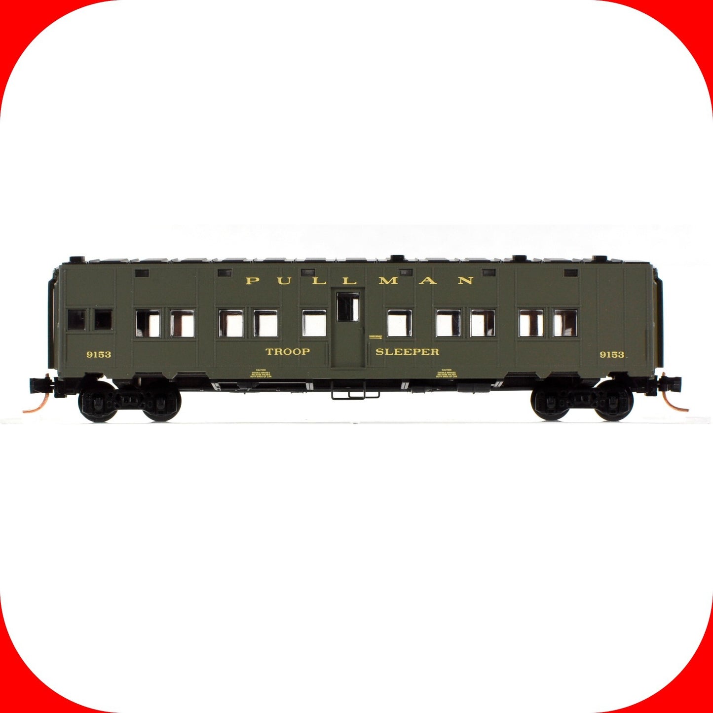 N Scale **WWII Department Defense** TROOP SLEEPER #9153 -- Micro Trains 116010.2