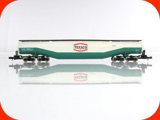 N Scale ***TEXACO*** 94' Jumbo Whale Belly Tank Car, GATX 96502 ----- Atlas 3112