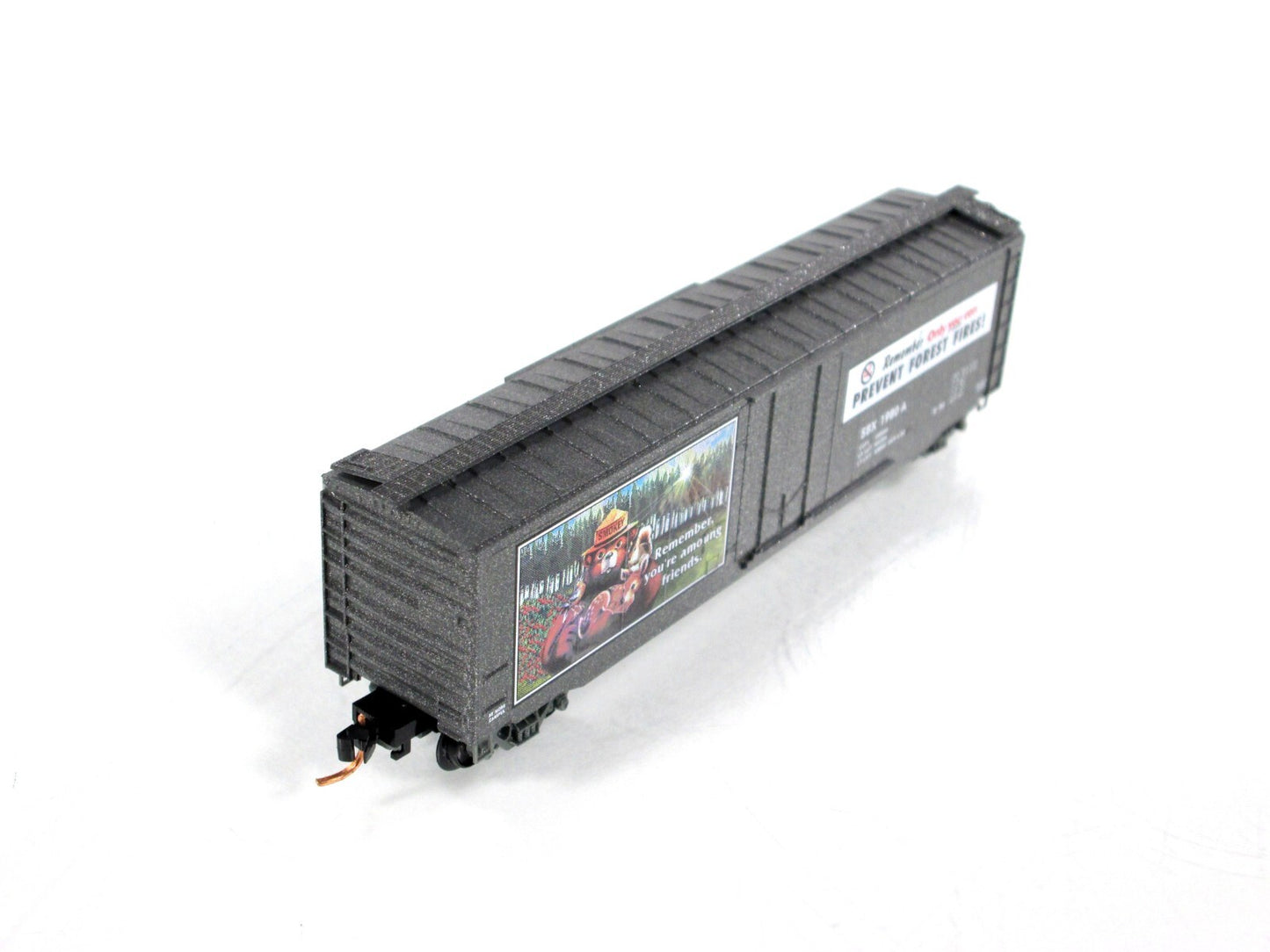 N Scale **SMOKEY BEAR** Fire Prevention Car 4, SBX 1980A - Micro Trains 03200404