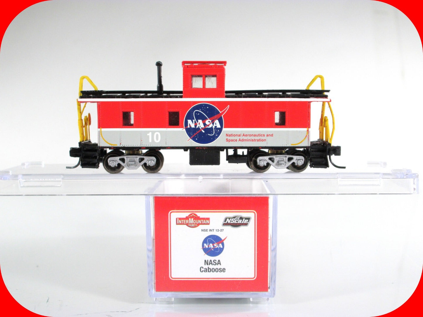 N Scale NASA Steel Cupola Caboose #10 -- Intermountain Special Run NSE INT 12-27