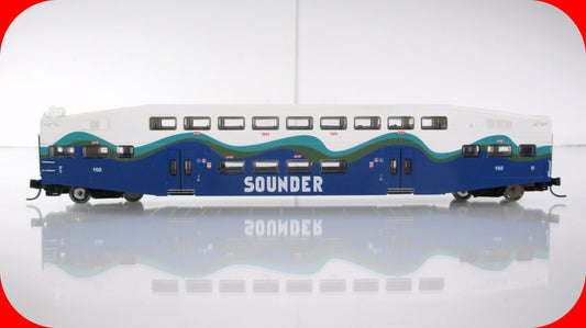 N Scale **SEATTLE SOUNDER** Bombardier Commuter Control Car #102 - Athearn 10123