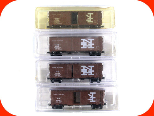 N Scale ***NEW HAVEN*** 40' Box Car 4-Pack Set - Intermountain, BLW-1175 ***RARE