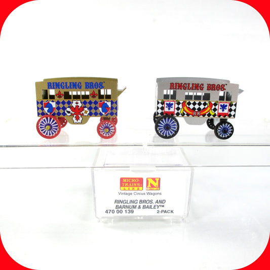 N Scale Ringling Barnum Bailey Vintage Circus Wagon Set - Micro Trains 47000139