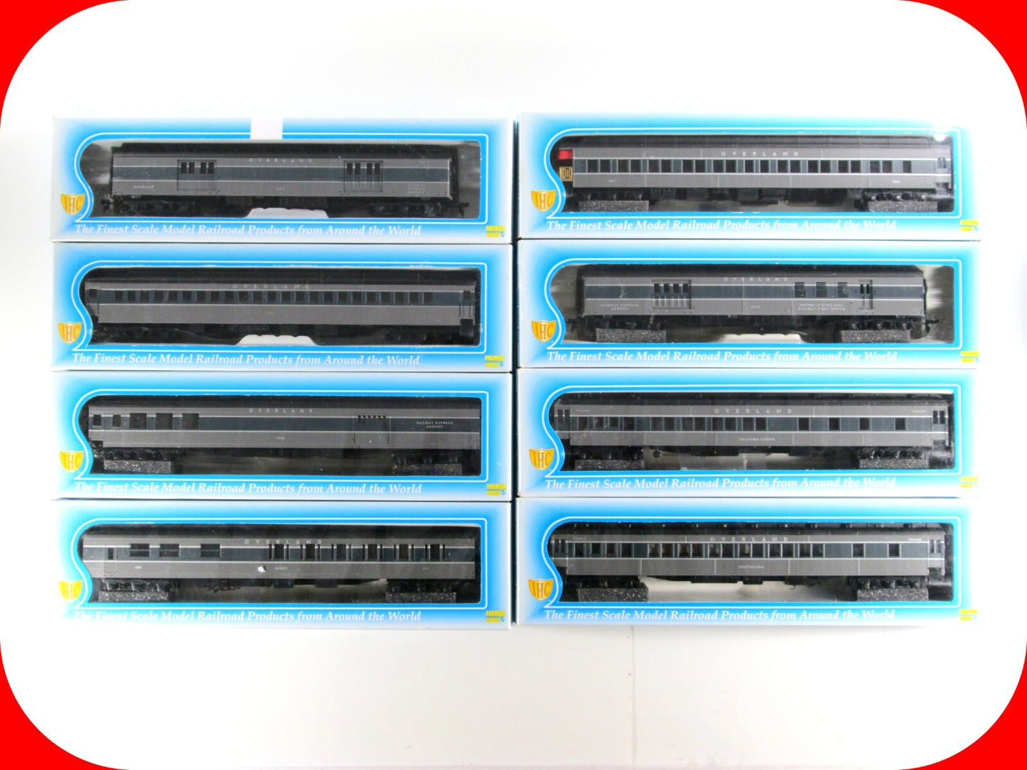 HO Scale UNION PACIFIC **OVERLAND** Heavyweight Passenger 8-Car Set -- IHC 49708