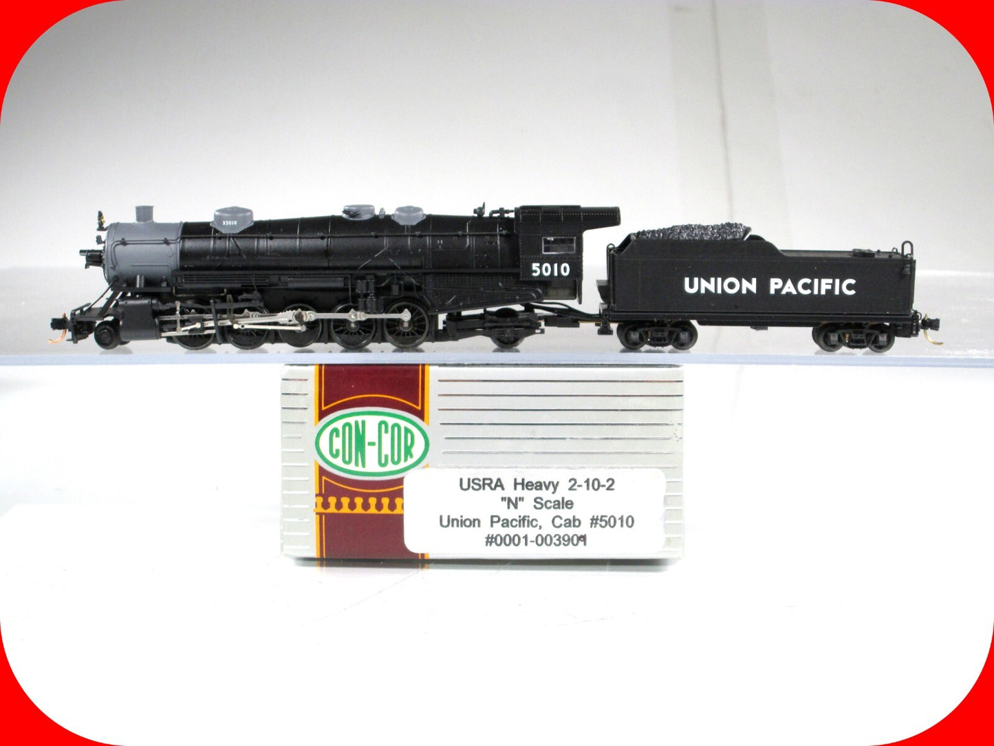 N Scale **UNION PACIFIC** USRA Heavy 2-10-2 Locomotive, UP 5010 - Con-Cor 003909