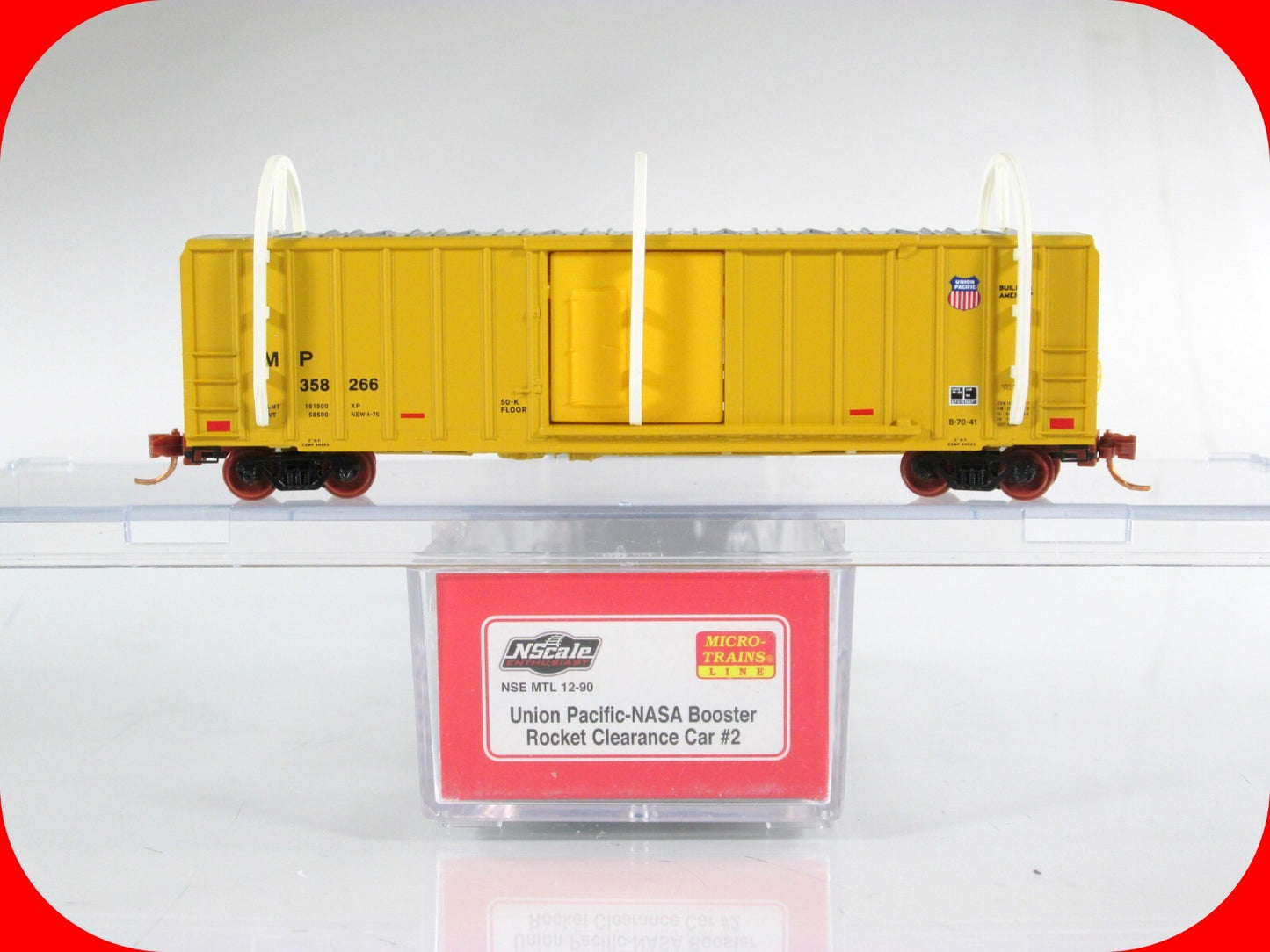 N Scale *NASA Booster Rocket Clearance* Car #2, MP 358266 -- Micro Trains **RARE