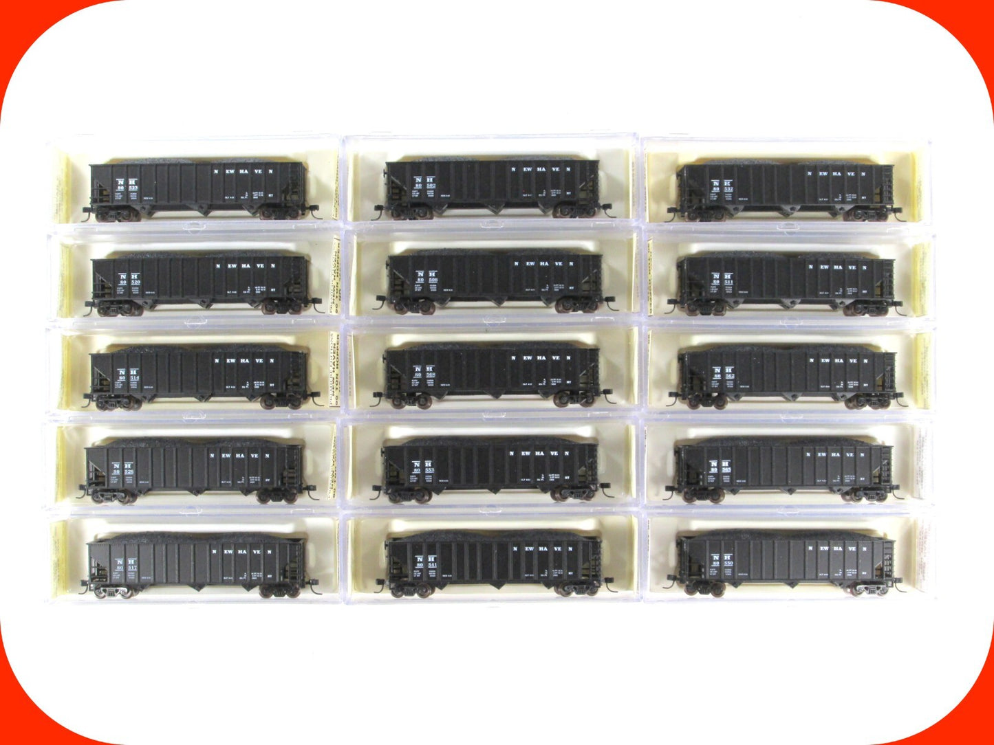 N Scale **NEW HAVEN** Coal Hopper 15-Set - Premiere Editions, Atlas 2601 **RARE