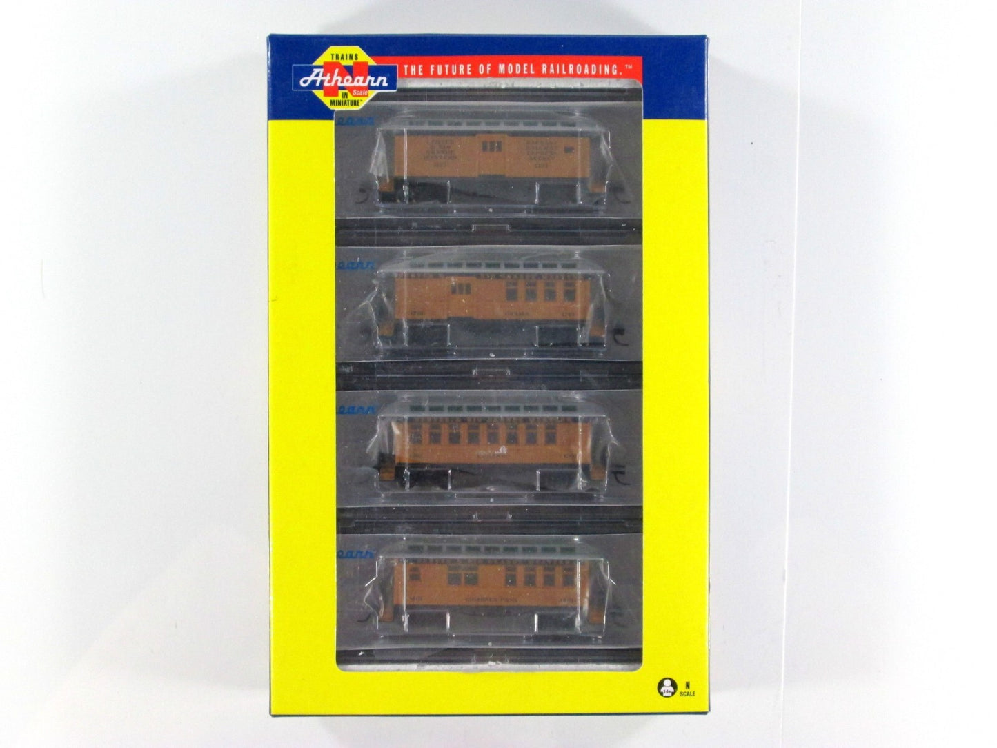 N Scale ***DENVER RIO GRANDE - SILVERTON*** Overton 4-Car Set - Athearn ATH11030