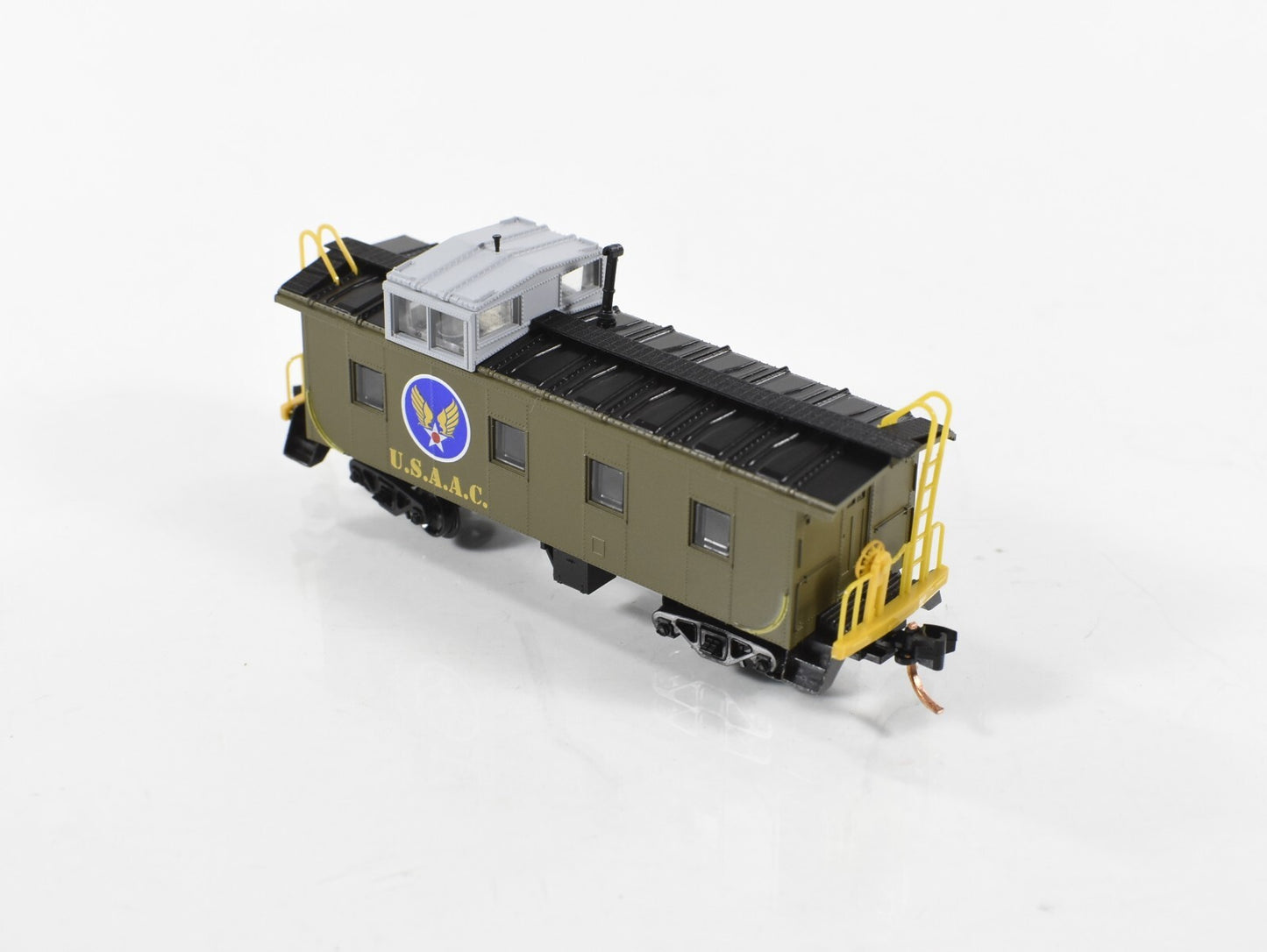N Scale ***US Army Air Corps*** Nose Art Caboose -- Micro Trains 10000340 **RARE