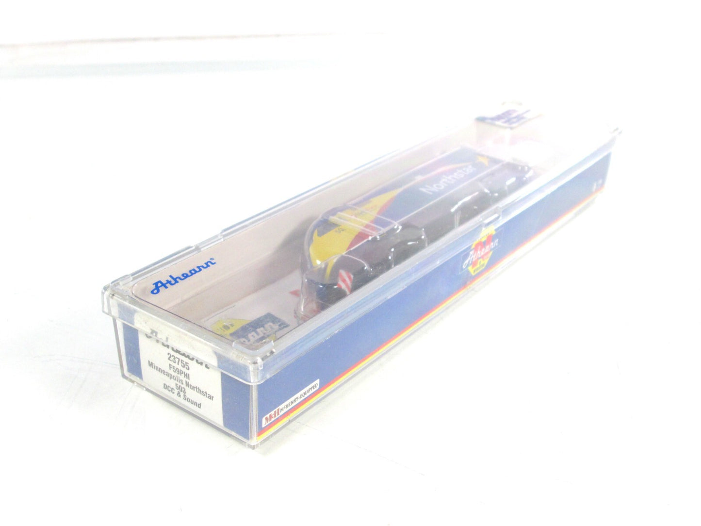 N Scale ***NORTHSTAR*** Bombardier F59PHI #503 ----- Athearn 23755, w/ DCC Sound