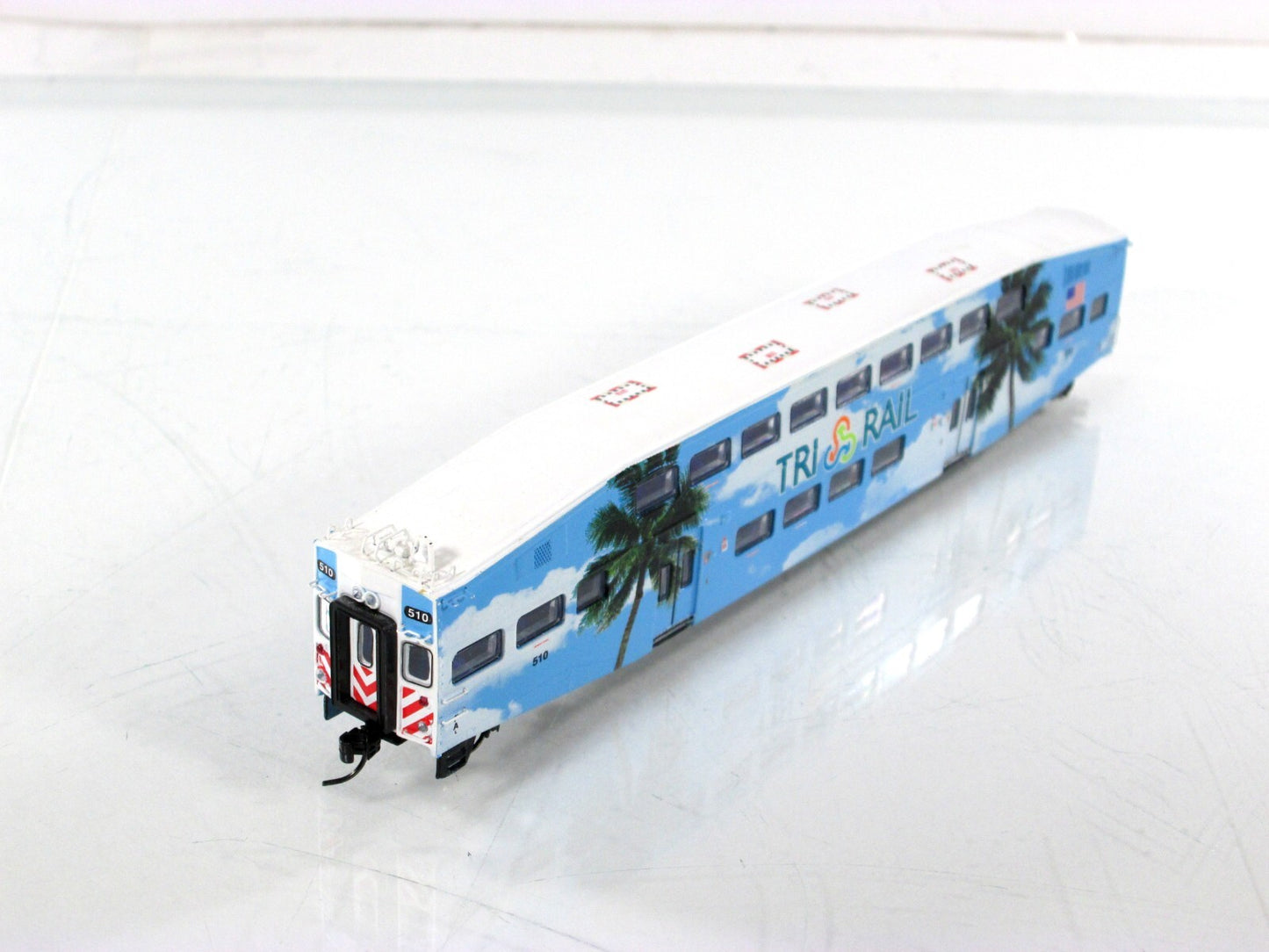 N Scale **TRI-RAIL** Bombardier Commuter Control Car #510 - Athearn 10165 **RARE