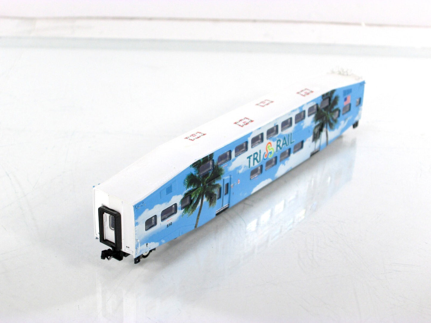 N Scale **TRI-RAIL** Bombardier Commuter Control Car #510 - Athearn 10165 **RARE