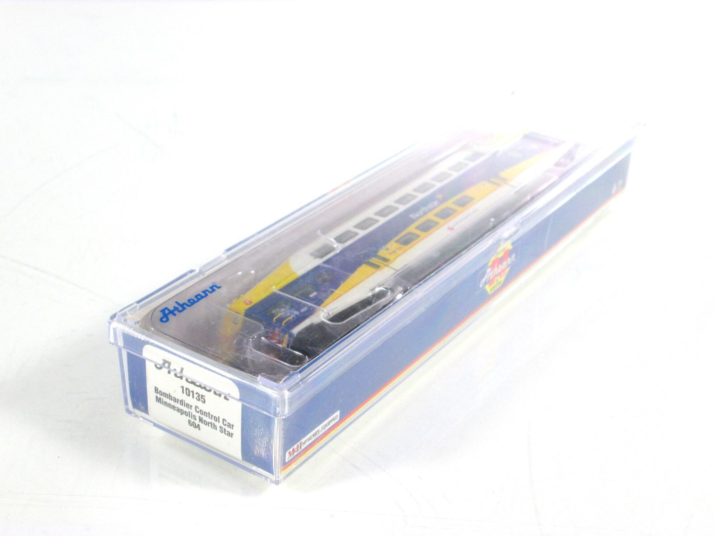 N Scale ***NORTHSTAR*** Bombardier Commuter Control Car #604 ----- Athearn 10135