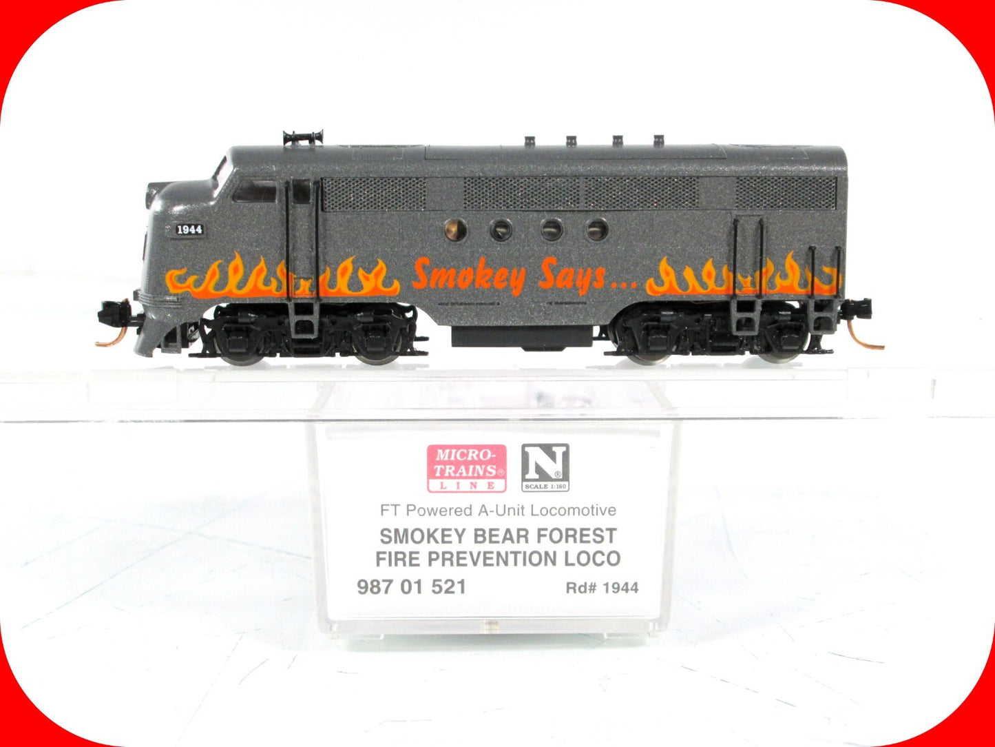 N Scale **SMOKEY BEAR** FT Locomotive - Micro Trains 98701521 **DCC RDY