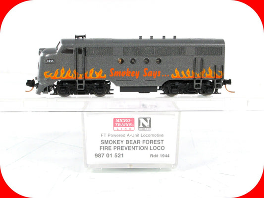 N Scale **SMOKEY BEAR** FT Locomotive - Micro Trains 98701521 **DCC RDY