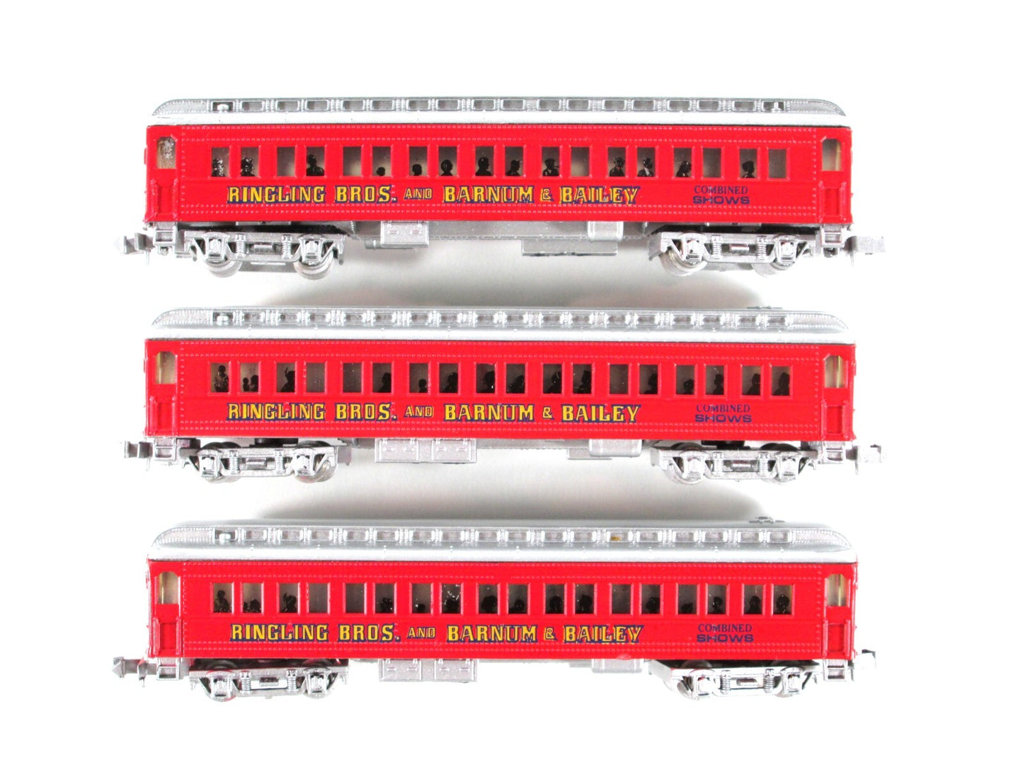 N Scale **RINGLING Bros. BARNUM & BAILEY** Overland 3-Car Set, AK-SAR-BEN **RARE