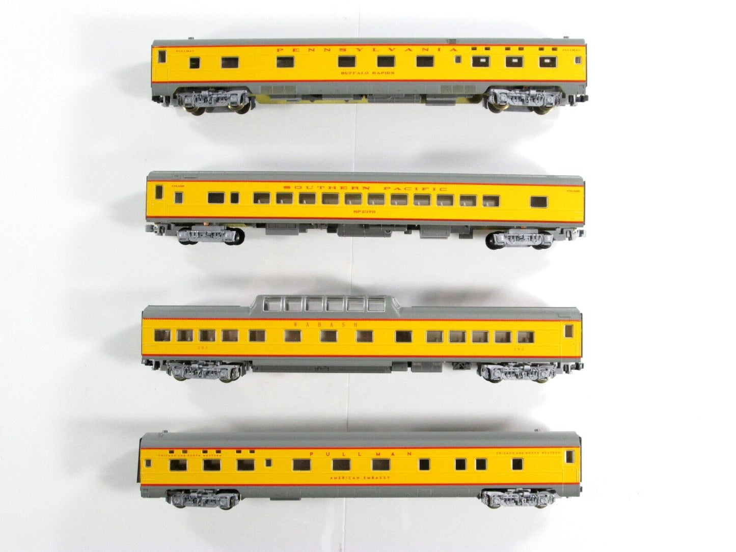 N Scale **UNION PACIFIC** Smoothside Passenger Car 4-Pack, Set C - Kato 106-1201