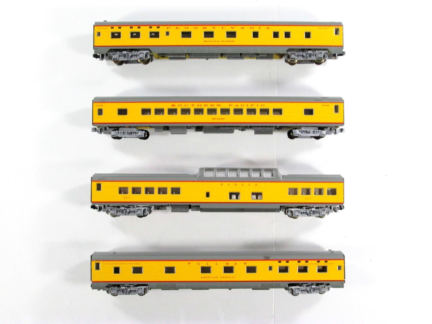 N Scale **UNION PACIFIC** Smoothside Passenger Car 4-Pack, Set C - Kato 106-1201