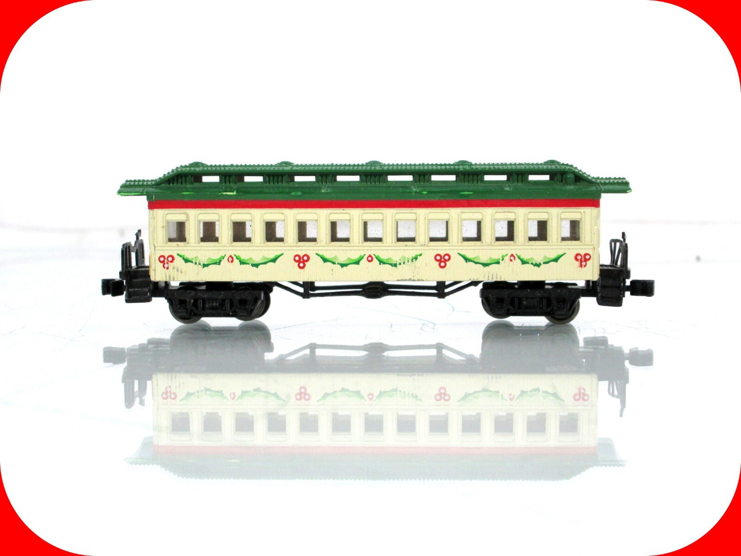 N Scale ***SPIRIT of CHRISTMAS*** Overland Passenger Coach Car --Bachmann 24017
