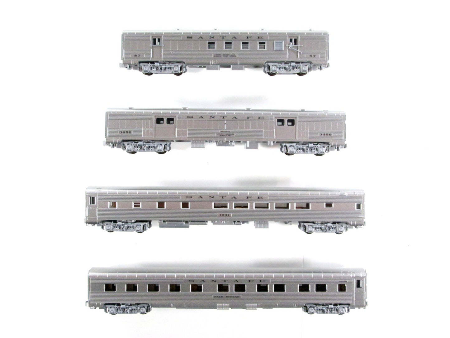 N Scale ***SANTA FE SUPER CHIEF*** Lightweight Passenger Set B - Kato 106-6002
