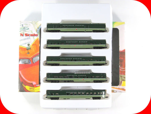 N Scale **NORTHERN PACIFIC**  LOEWY SCHEME  Passenger 5-Car Set - Con-Cor 004033