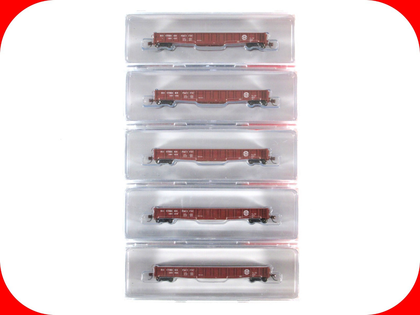 N Scale ***SOUTHERN PACIFIC*** ACF 70-Ton 52' Gondola 5-Car Set -- BLMA **RARE**