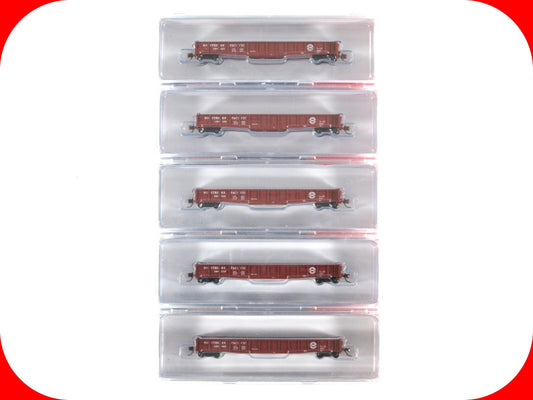 N Scale ***SOUTHERN PACIFIC*** ACF 70-Ton 52' Gondola 5-Car Set -- BLMA **RARE**