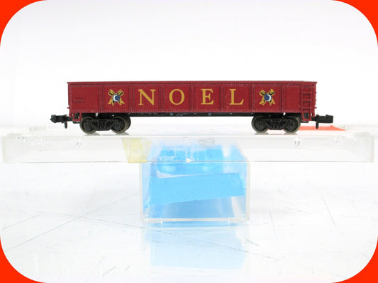 N Scale ***NOEL*** Christmas Gondola from YULETIDE SPECIAL set -- Bachmann 24011