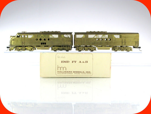 HO Scale BRASS *****EMD FT A & B***** Diesel Locomotive Set ---- HALLMARK MODELS