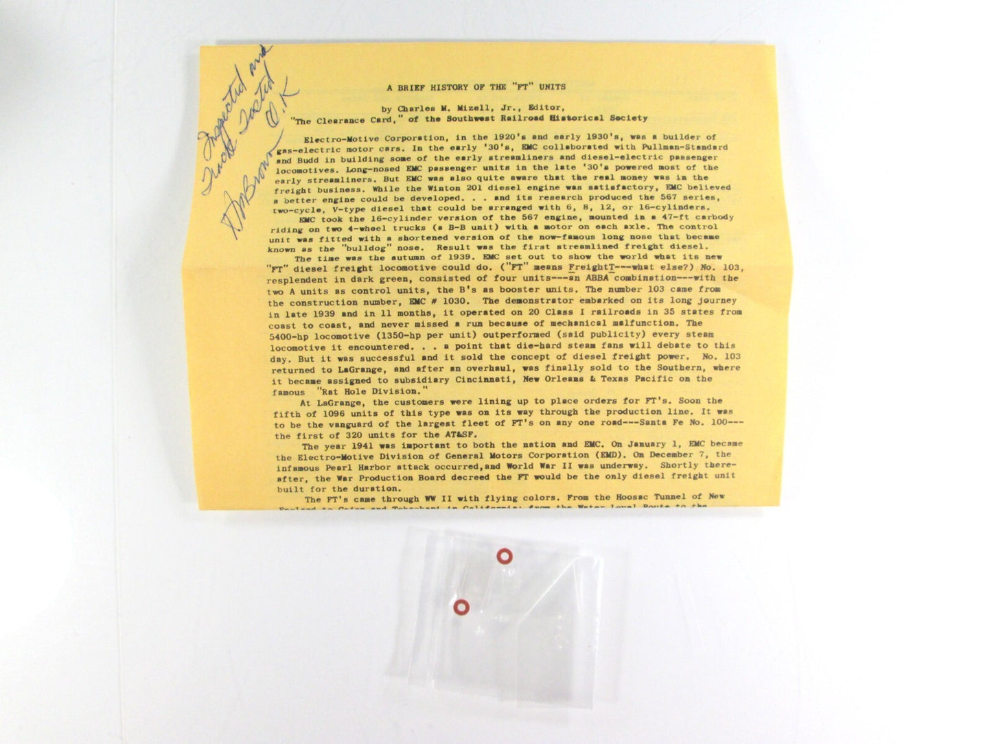 HO Scale BRASS *****EMD FT A & B***** Diesel Locomotive Set ---- HALLMARK MODELS