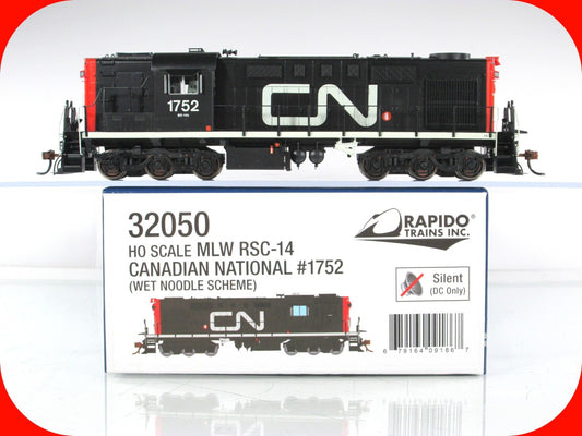HO Scale **CANADIAN NATIONAL** MLW RSC-14 #1742 - Rapido Trains 32050, DCC Ready