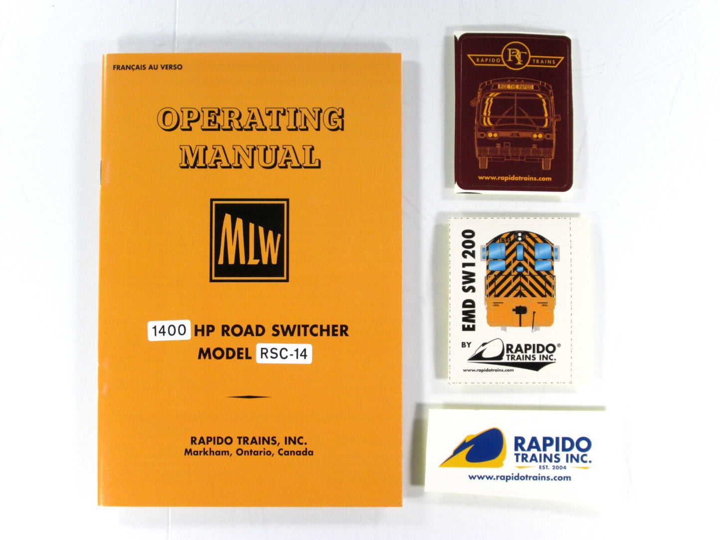 HO Scale **CANADIAN NATIONAL** MLW RSC-14 #1742 - Rapido Trains 32050, DCC Ready