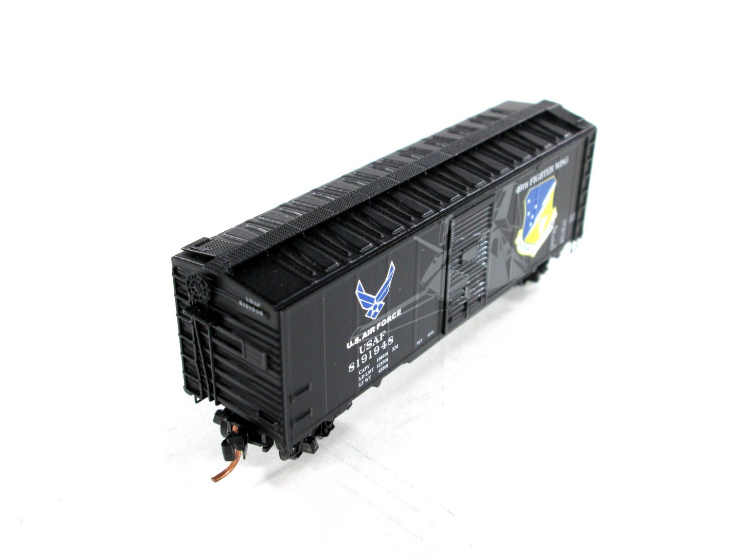 N Scale **STEALTH** 49th Fighter Wing Air Force Box Car #8191948 - DELUXE 240231
