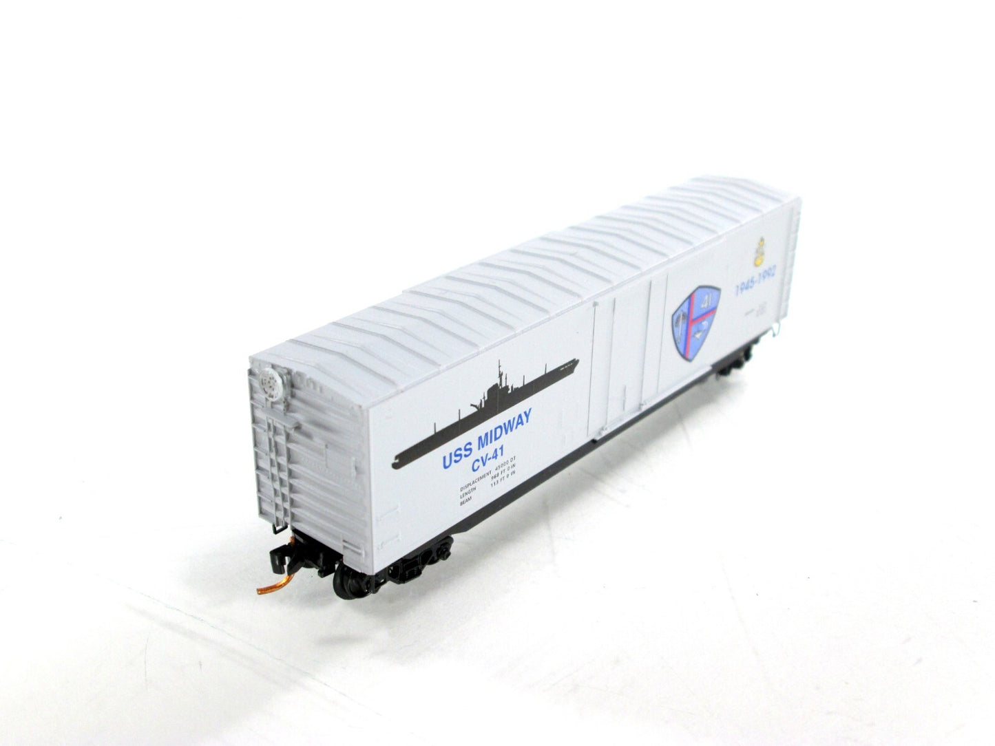 N Scale **USS MIDWAY** US Navy Aircraft Carrier Box Car -- Micro Trains 03800411